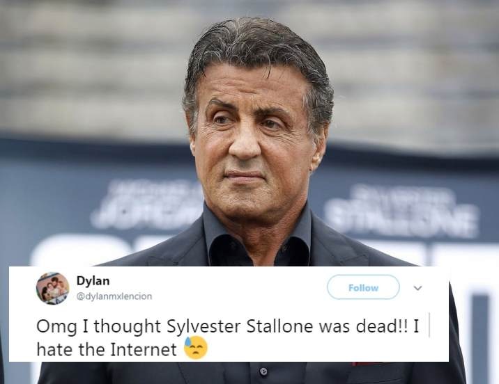 Rumours of Sylvester Stallone’s death flood the internet with reactions Rumours of Sylvester Stallone's death flood the internet with reactions