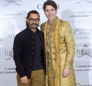 Justin Trudeau Meets Shah Rukh Khan And Aamir Khan In Mumbai. See Pics