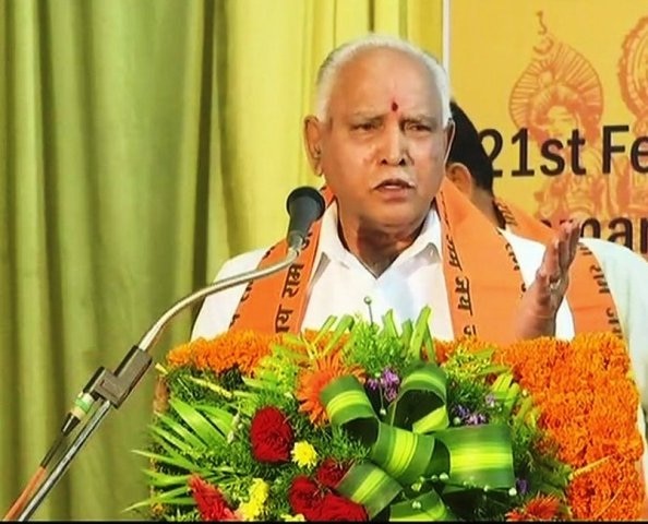 Yeddyurappa files nomination papers from Shikaripura Yeddyurappa files nomination papers from Shikaripura