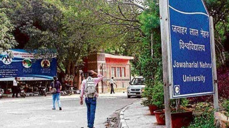 Students protest after 100 percent increase in JNU mess fee