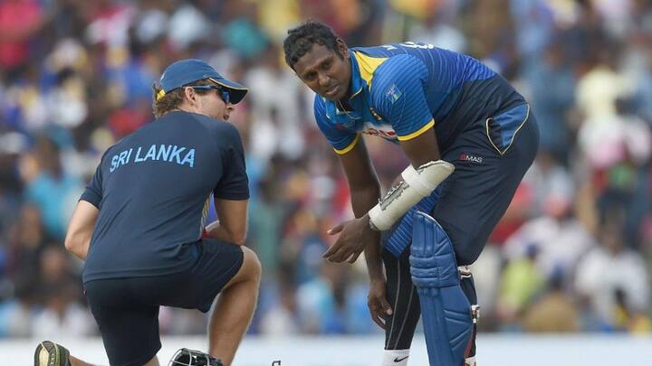 Captain Angelo Mathews, who was sidelined for the major part of the Bangladesh tour because of a hamstring injury, is yet to recover fully.