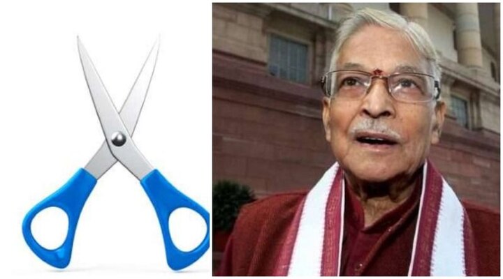 Murli Manohar Joshi loses his cool, pulls out the ribbon for inauguration with bare hands Watch: Murli Manohar Joshi loses his cool, pulls out the ribbon for inauguration with bare hands