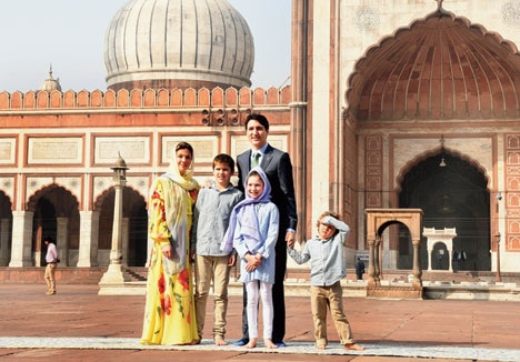 Just like the movies, Justin Just like in Bollywood movies, a villain enters Trudeau's scenic India visit