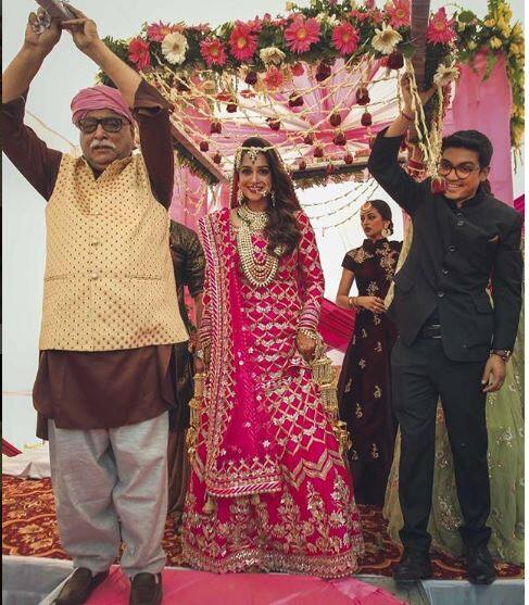 After wedding, a grand and stellar reception party for the industry friends will be hosted by them on Februray 26 at Mumbai's Sea Princess hotel