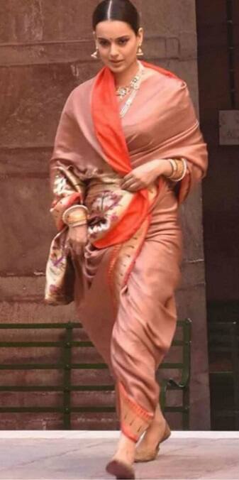 Many images have come out in the past showing Kangana in a powerful position. But the new set of images show that the film will not only be about how she fought with bravery but also put the spotlight on her personal life. (Image- Twitter)