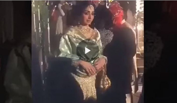 Last video of Sridevi from Mohit Marwah’s wedding in Dubai Last video of Sridevi from Mohit Marwah's wedding in Dubai