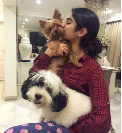 Sridevi captioned this picture of Khushi as