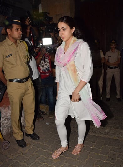 54-year-old Bollywood superstar Sridevi died of 'accidental drowning' in her bathtub after she lost her consciousness according to the reports. Check out the pictures: Sara Ali Khan/Image- Manav Manglani)