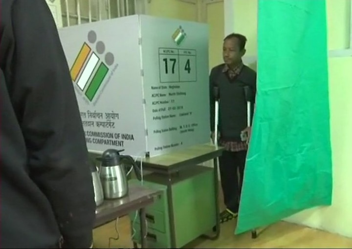 Voting begins peacefully in Meghalaya Voting begins peacefully in Meghalaya