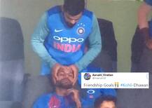 Virat Kohli Gives Shikhar Dhawan A Head Massage, And There\'s Meme Fest Across The Internet