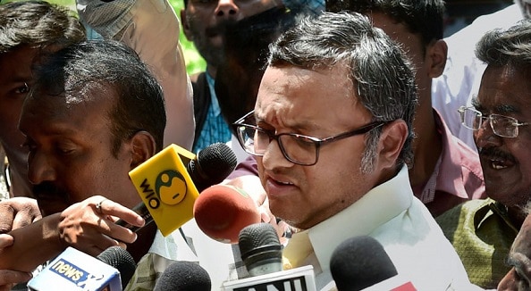 INX Media case: CBI takes Karti Chidambaram into custody CBI Arrests Karti Chidambaram At Chennai Airport For 'Not Cooperating' In Money Laundering Probe