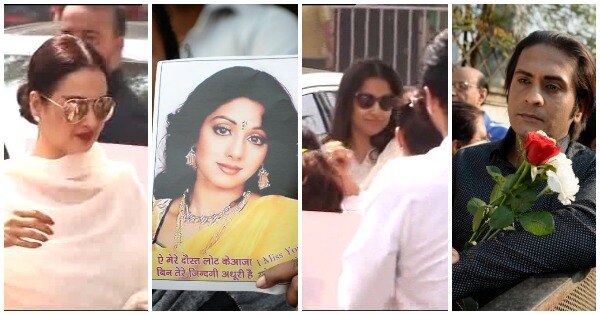 Thousands Of Emotional Fans & Celebrities Alike Pay Last Tribute To The Iconic Sridevi Thousands Of Emotional Fans & Celebrities Pay Their Last Tributes To The Iconic Sridevi