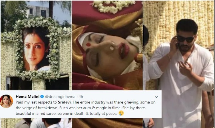 Here’s how Bollywood reacted after seeing Sridevi for the last time Here's how Bollywood reacted after seeing Sridevi for the last time