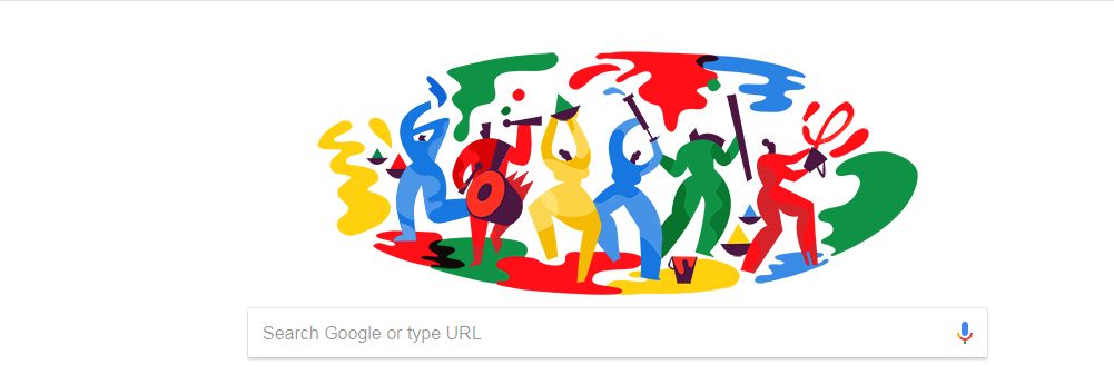 This Google Doodle Celebrating Holi Is So Colourful