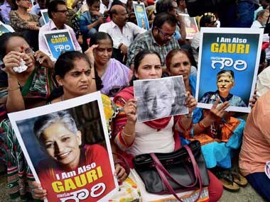 Major breakthrough in Gauri Lankesh murder case, Hindu Yuva Sena man held in Karnataka Major breakthrough in Gauri Lankesh murder case, Hindu Yuva Sena man held in Karnataka