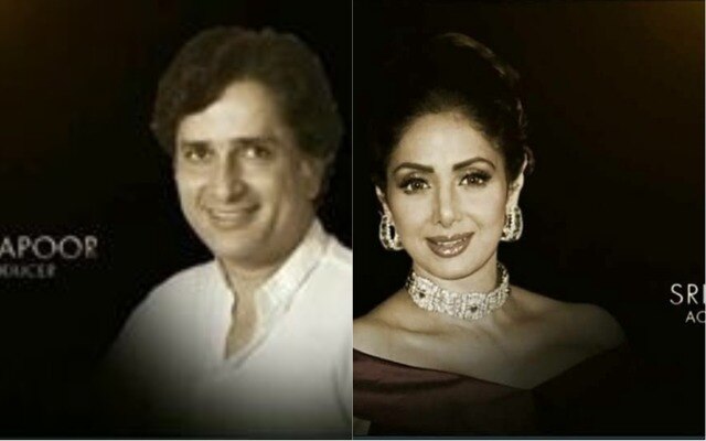 Oscar pays TRIBUTE to Sridevi and Shashi Kapoor Oscar pays TRIBUTE to Sridevi and Shashi Kapoor