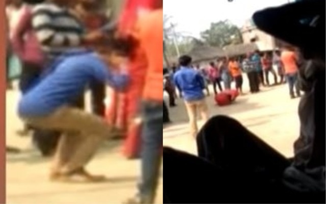 Bihar: Watch panchayat punishes couple for love marriage; Boy forced to do sit-ups, girl compelled to lick spit Watch: Bihar panchayat punishes couple for love marriage; Boy forced to do sit-ups, girl compelled to lick spit