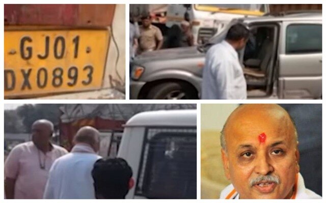 Gujarat: Pravin Togadia escapes unhurt as truck hits his SUV, alleges his Z-plus security was ‘weakened deliberately’ Gujarat: Pravin Togadia escapes unhurt as truck hits his SUV, alleges his Z-plus security is 'weakened deliberately/news/india/gujarat-pravin-togadia-escapes-unhurt-as-truck-hits-his-suv-alleges-his-z-plus-security-was-weakened-deliberately-664240/'