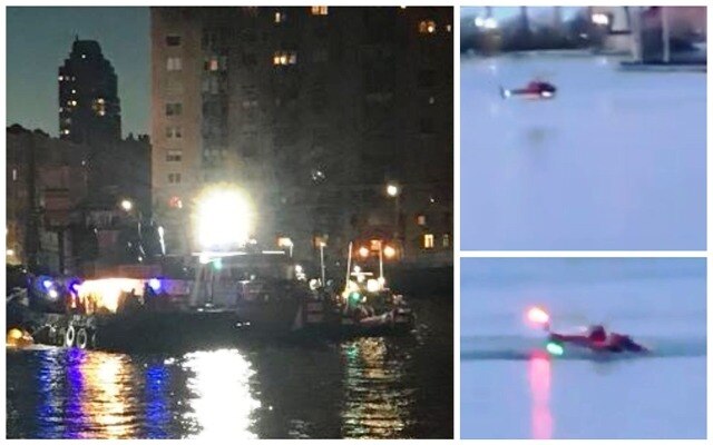 Helicopter crashes in New York’s East River Killing five Helicopter crashes in New York's East River Killing five