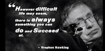 Top ten quotes by late Stephen Hawking that will leave you inspired