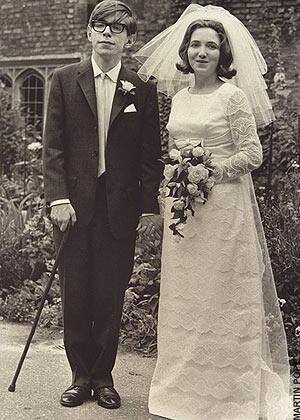 When Hawking was a graduate student at Cambridge, his relationship with Jane Wilde, a friend of his sister whom he had met shortly before his diagnosis with motor neurone disease, continued to develop. Image: hawking.org