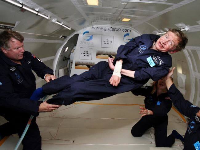Professor Stephen Hawking has worked on the basic laws which govern the universe. Image: AP