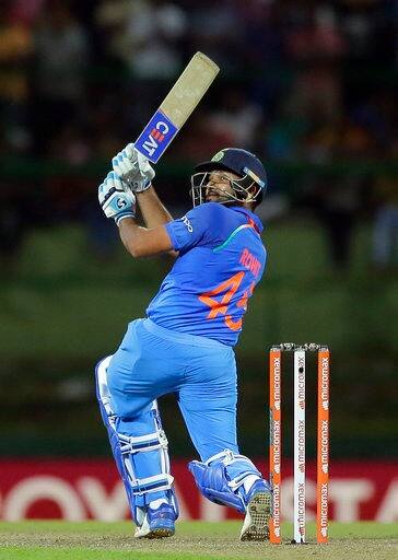 He smashed 6 maximums and 6 fours in his 61-ball innings