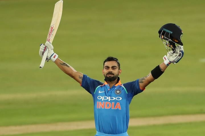Virat Kohli takes the fifth position with 41 maximums in 57 matches.