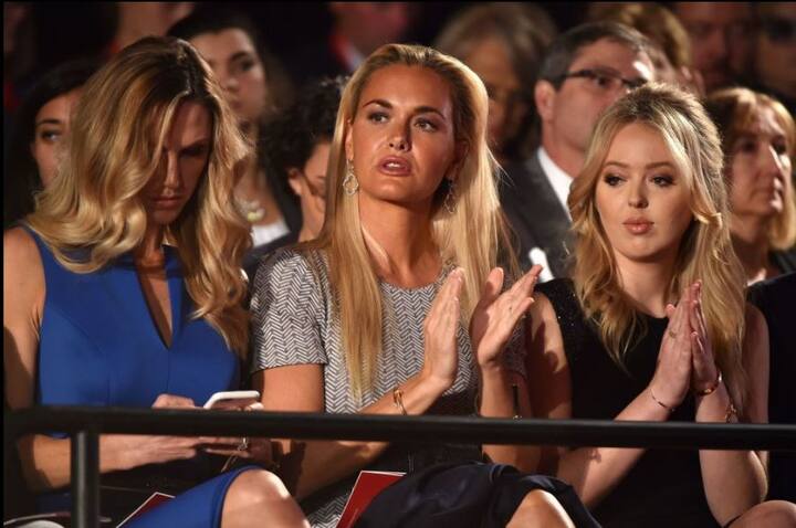 Vanessa Trump is a former model where she walked runways around the world. (Image: AFP) 