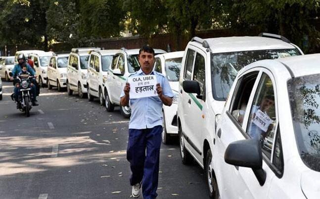 Ola, Uber drivers to go on indefinite strike from today Ola, Uber drivers to go on indefinite strike from today