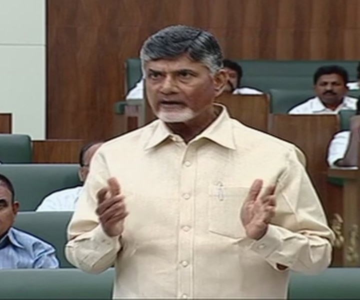 Chandrababu Naidu on day-long fast to protest injustice to Andhra Chandrababu Naidu on day-long fast to protest injustice to Andhra