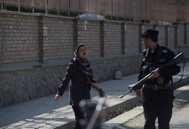 The attack took place near a Shiite shrine where civilians gathered to celebrate Navroz. / AFP PHOTO / SHAH MARAI