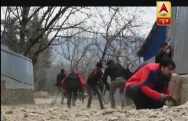 Journalists had a tough time as some of them narrowly escaped the bullets fired by the militants.