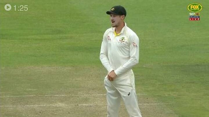 Video footages emerged of Australian opener Cameron Bancroft using a sharp object to change the condition of the ball. When questioned by the umpires, Bancroft handed them a black cloth and the umpires let the game go on.