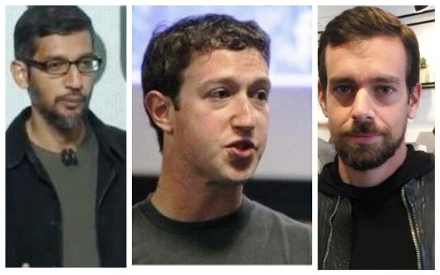 Senate committee invites FB, Google, Twitter CEOs to testify Senate committee invites FB, Google, Twitter CEOs to testify