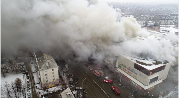 Siberia Mall Fire: Death toll rises to 64, India expresses condolences Siberia Mall Fire: Death toll rises to 64, India expresses condolences
