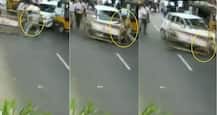 VIDEO: Drunk man mows down policeman who tried to stop his car