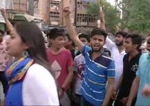 CBSE paper leak: Students stage protest; high security outside Javadekar residence
