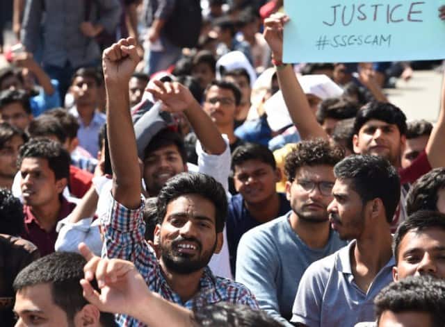 The protesters had demanded a CBI inquiry into the matter. (AFP PHOTO / MONEY SHARMA)