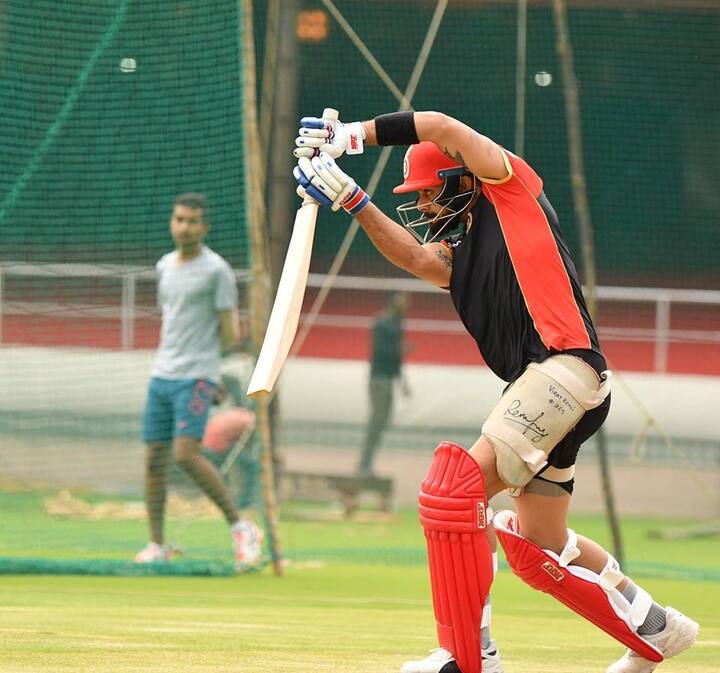 प्रैक्टिस के दौरान विराट कोहली अपने पुराने रंग में दिख रहे थे.