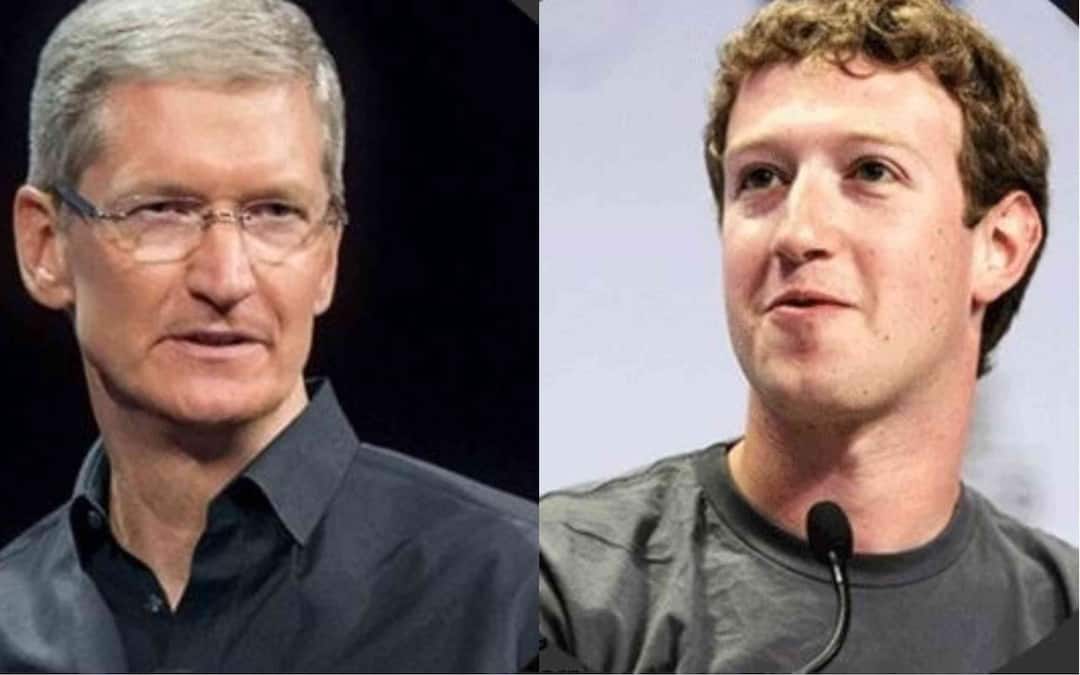 Mark Zuckerberg hits back at Apple CEO Tim Cook Mark Zuckerberg hits back at Apple CEO Tim Cook