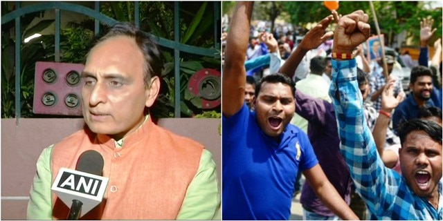 Why Noida Police detained RSS leader Rakesh Sinha during Bharat Bandh Mistaking him for Dalit Protester, Noida Police detain, 'abuse' RSS leader Rakesh Sinha