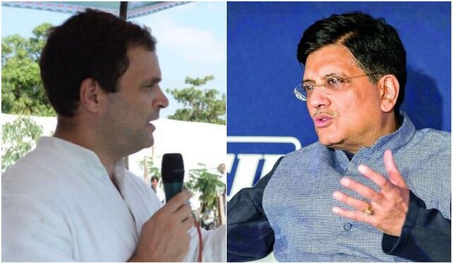 Rahul Gandhi targets Piyush Goyal for 'Shirdi ka Chamatkar' Rahul Gandhi targets Piyush Goyal for 'Shirdi ka Chamatkar'