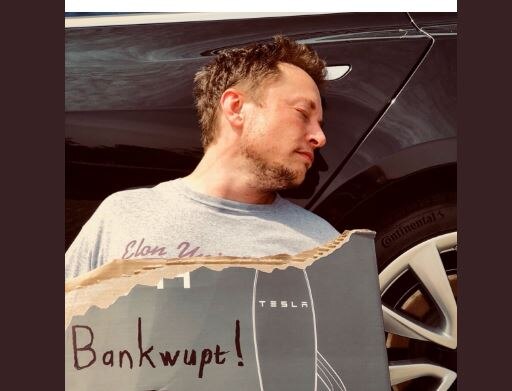 After Elon Musk's 'bankruptcy' joke, Tesla witnesses massive market dip After Elon Musk's 'bankruptcy' joke, Tesla witnesses massive market dip