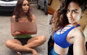Telugu actress goes semi-nude against casting couch in Tollywood; detained
