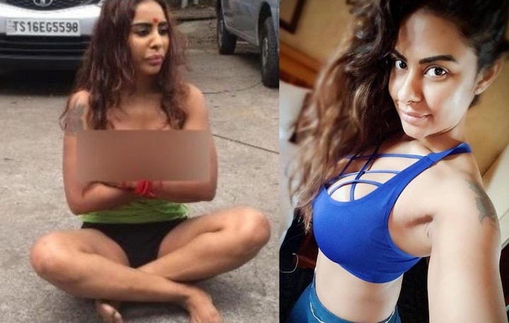 Telugu actress goes semi-nude to protest casting couch in Tollywood Telugu actress goes semi-nude against casting couch in Tollywood; detained