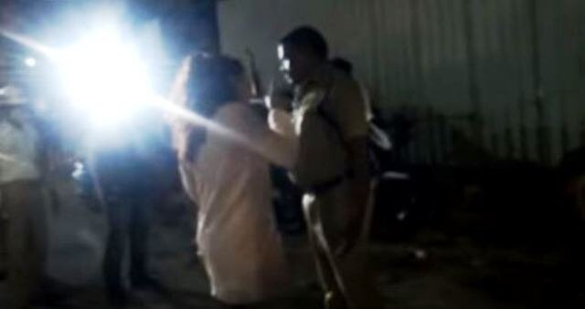 Hyderabad: Watch woman creates ruckus on road to save her drunken friend from cops Hyderabad: Watch woman creates ruckus on road to save her drunken friend from cops