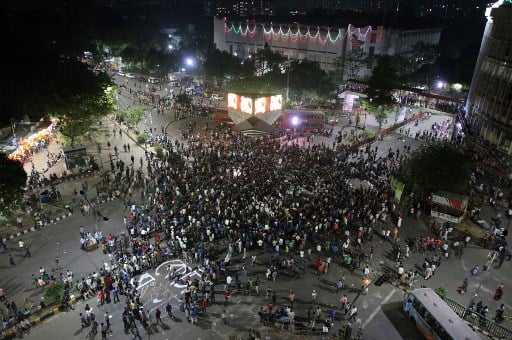 A massive protest broke out in Bangladesh on Monday after police attacked students protesting against quota system in jobs, with rubber bullets and tear gas . /Image: AFP PHOTO / 