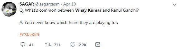 Trolls went down heavily on Karnataka captain slamming him for his poor bowling performance