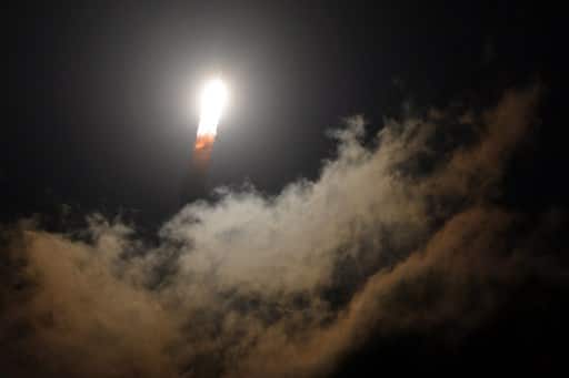 The Rs 1,420 crore Indian satellite navigation system NavIC consists of nine satellites -- seven in orbit and two as substitutes. The fully operational system is expected to provide accurate position information service to users across the country and the region, extending up to an area of 1,500 km, reported news agency. (AFP PHOTO / ARUN SANKAR)